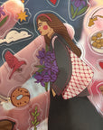 Jordanian Girl Sticker Sheet
