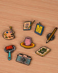 Artist Studio Magnetic Enamel Pins