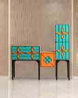 Al Bawaba Series: BO NAJ-MA Console Cabinet by Majid Al Bastaki