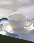 Flower Teacup & Saucer Set - Curate Home