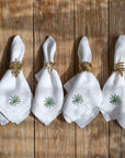 Firoze Linen Table Mats and Dinner Napkins Gift Set