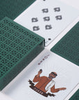 Playing Cards with Leather Pouch