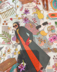 Emirati Girl Sticker Sheet