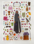 Saudi Girl Sticker Sheet