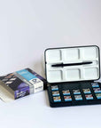 Van Gogh Watercolor Pocket Box 12 Half Pan Metallic & Interference Colours