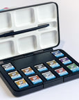 Van Gogh Watercolor Pocket Box 12 Half Pan Metallic & Interference Colours