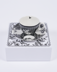 Black Gerbou Cup & Saucer