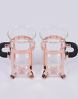 Copper & Glass Cup - Set of 2