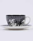 Black Gerbou Cup & Saucer