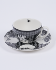 Black Gerbou Cup & Saucer