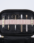 Herringbone Zip Around Toiletry Wash Bag