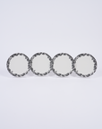Black Ghaf Plates - Set of 4