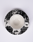 Black Gerbou Cup & Saucer