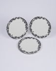 Black Ghaf Plates - Set of 4