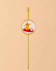 Cities Collection Metal Bookmark by Ekleel, metal bookmark celebrating Abu Dhabi and Al Ain, Tashkeel, second view
