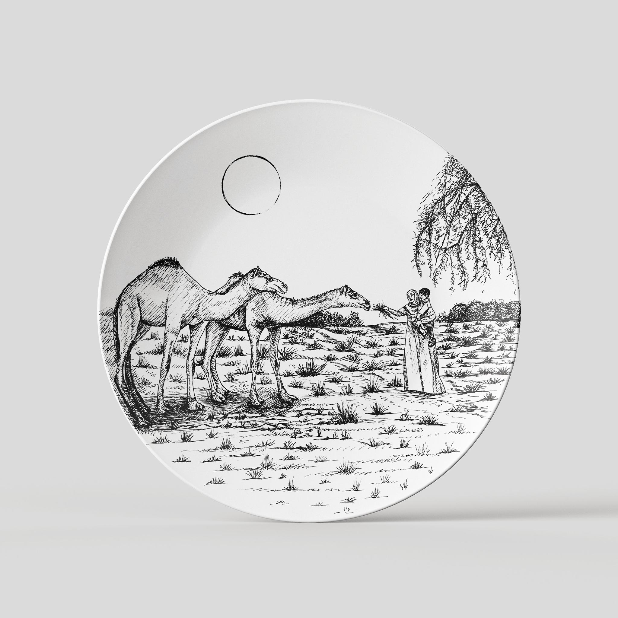 UAE Collection 2 - Set of 4 Large Plates