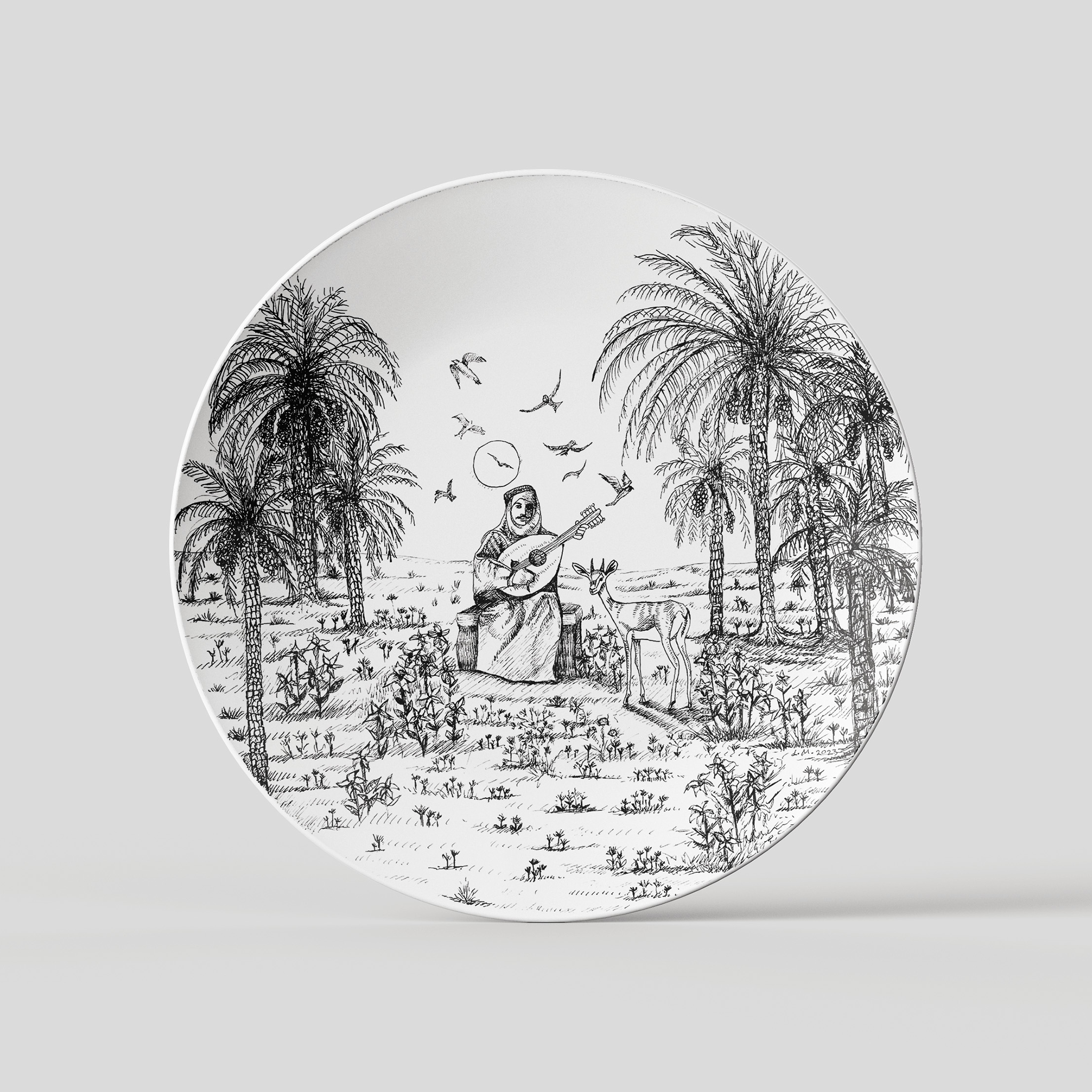 UAE Collection 1 - Set of 4 Large Plates