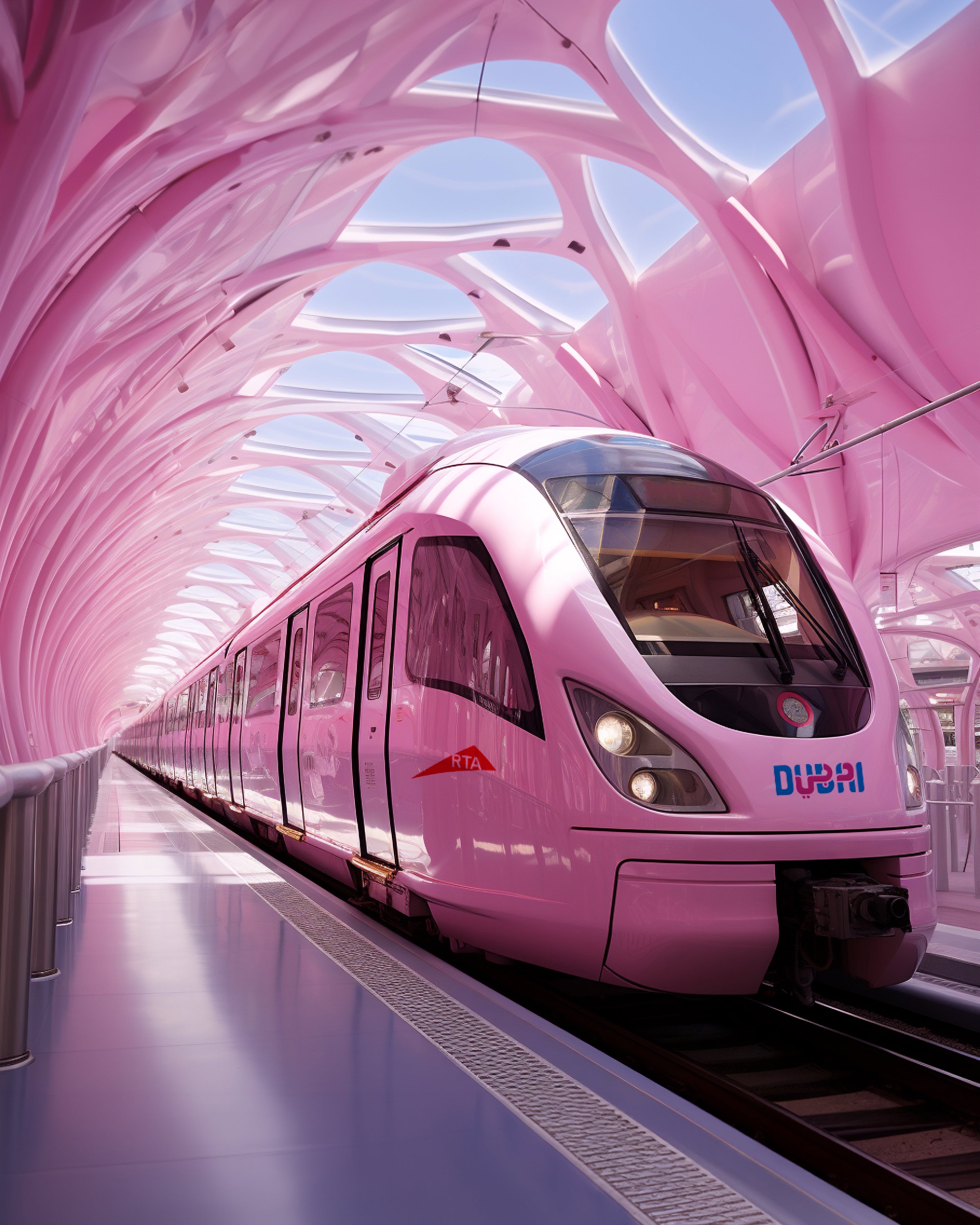 Barbie on the Metro by Jyo John Mulloor