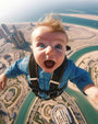 Jump by Jyo John Mulloor, digital print on Hahnemühle photo rag paper, 52 x 65 cm, Tashkeel