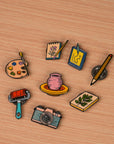 Artist Studio Magnetic Enamel Pins
