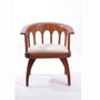 Ghaf chair, Ghaf wood chair echoing the arches of Gerbou, Tasmeem Tashkeel