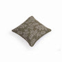 Green Leaves Embroidery pillow, embroidered polyester cushion, 35 x 35 cm, Tasmeem Tashkeel