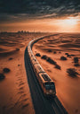 Itihad Railway by Artist Group Illal, digital print, 50 x 70 cm, Tashkeel