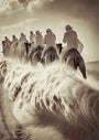 Camel Race Waves 3 by Artist Group Illal, digital print on Hahnemühle photo rag paper, 70 x 50 cm, Tashkeel