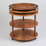 Ghaf Trolley, teak wood serving trolley, limited edition 2024, Tasmeem Tashkeel