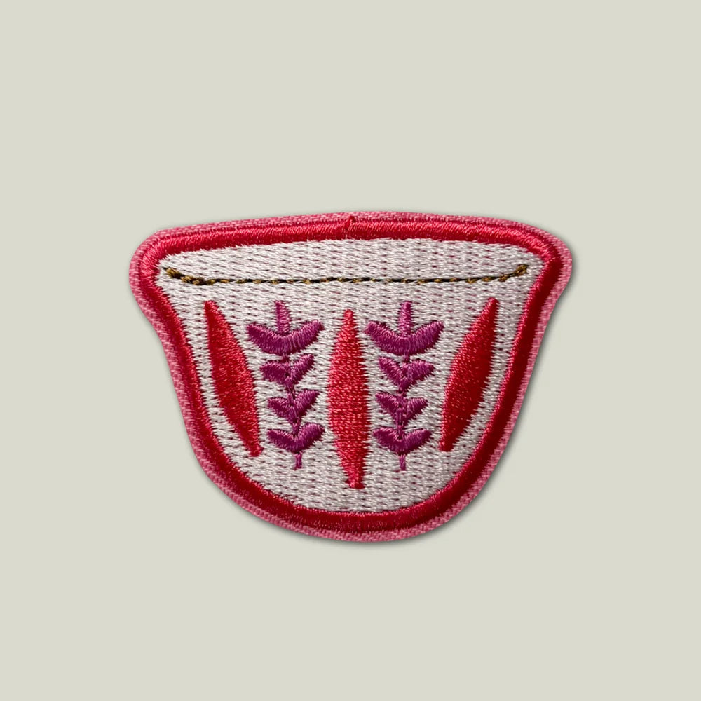 Coffee Cup Embroidered Patch
