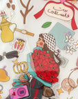 Palestinian Girl Sticker Sheet