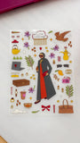 Emirati Girl Sticker Sheet - Tashkeel