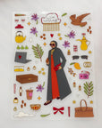 Emirati Girl Sticker Sheet