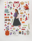 Jordanian Girl Sticker Sheet