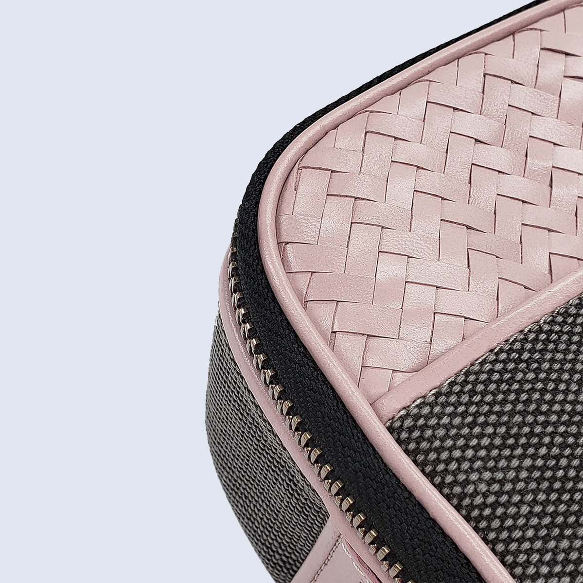 Herringbone Zip Around Toiletry Wash Bag