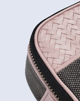 Herringbone Zip Around Toiletry Wash Bag