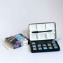 Van Gogh watercolour pocket box, 12 half pans, Metallic & Interference Colours, art supplies at Tashkeel
