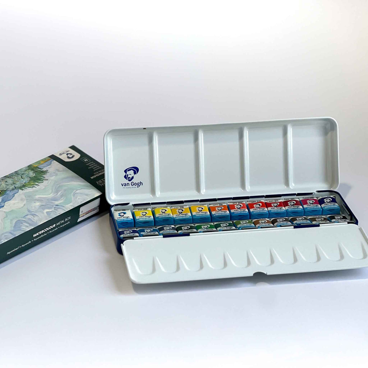 Van Gogh The National Gallery Watercolour Metal Case Set 24 Colours Ha ...