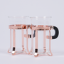 Copper & Glass Cup - Set of 2