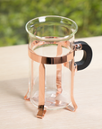 Copper & Glass Cup - Set of 2