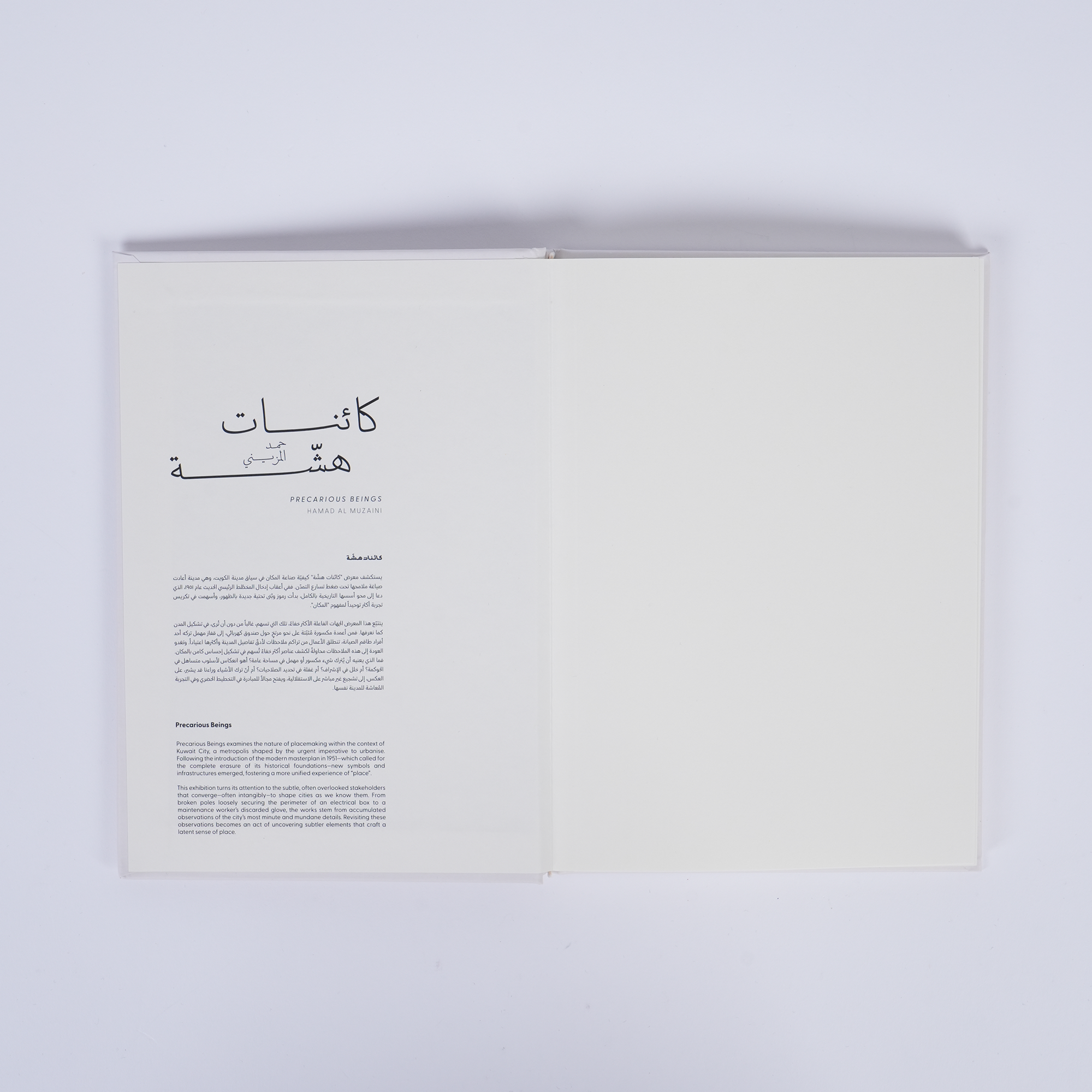 Precarious Beings - Exhibition Sketchbook &amp; Notebook Tashkeel