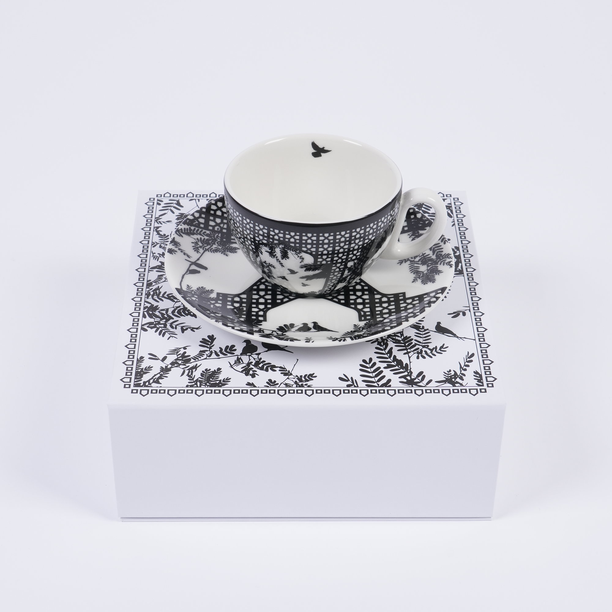 Black Gerbou Cup &amp; Saucer
