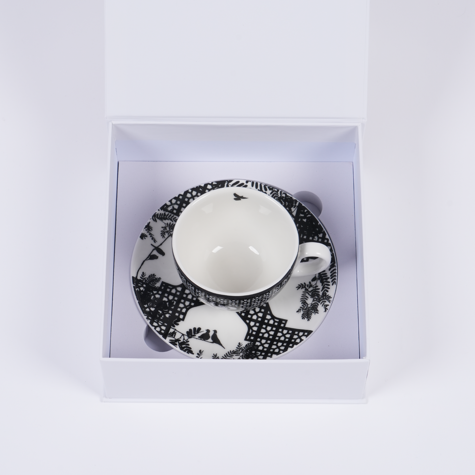 Black Gerbou Cup &amp; Saucer