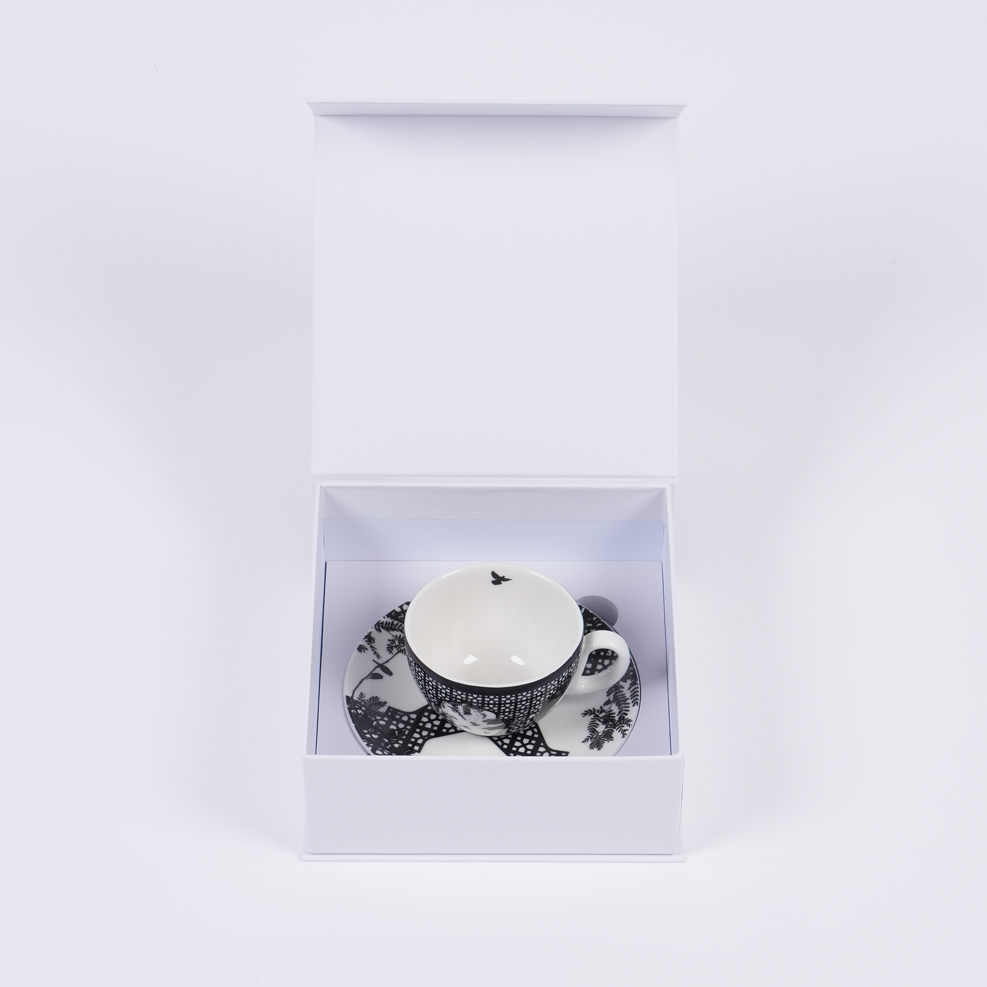 Black Gerbou Cup &amp; Saucer
