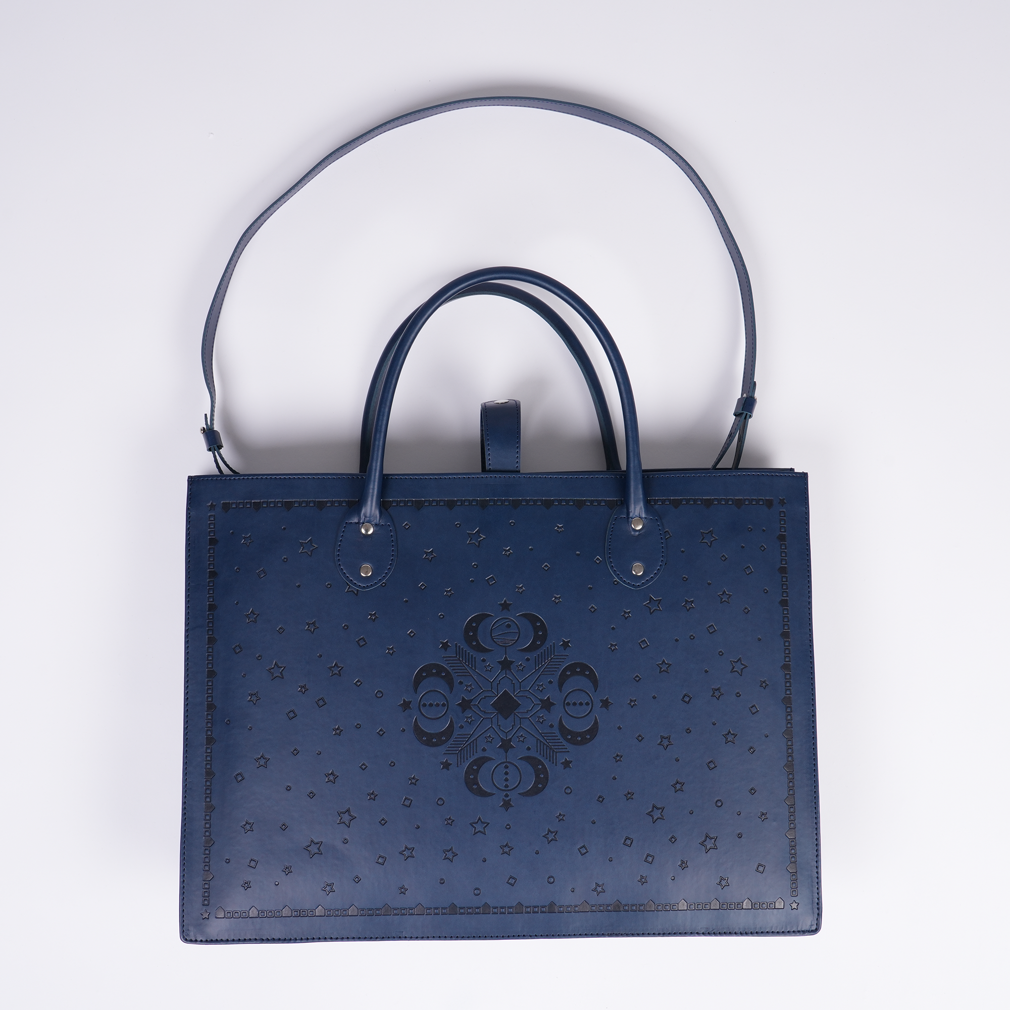 Short Travel Bag - Navy Blue