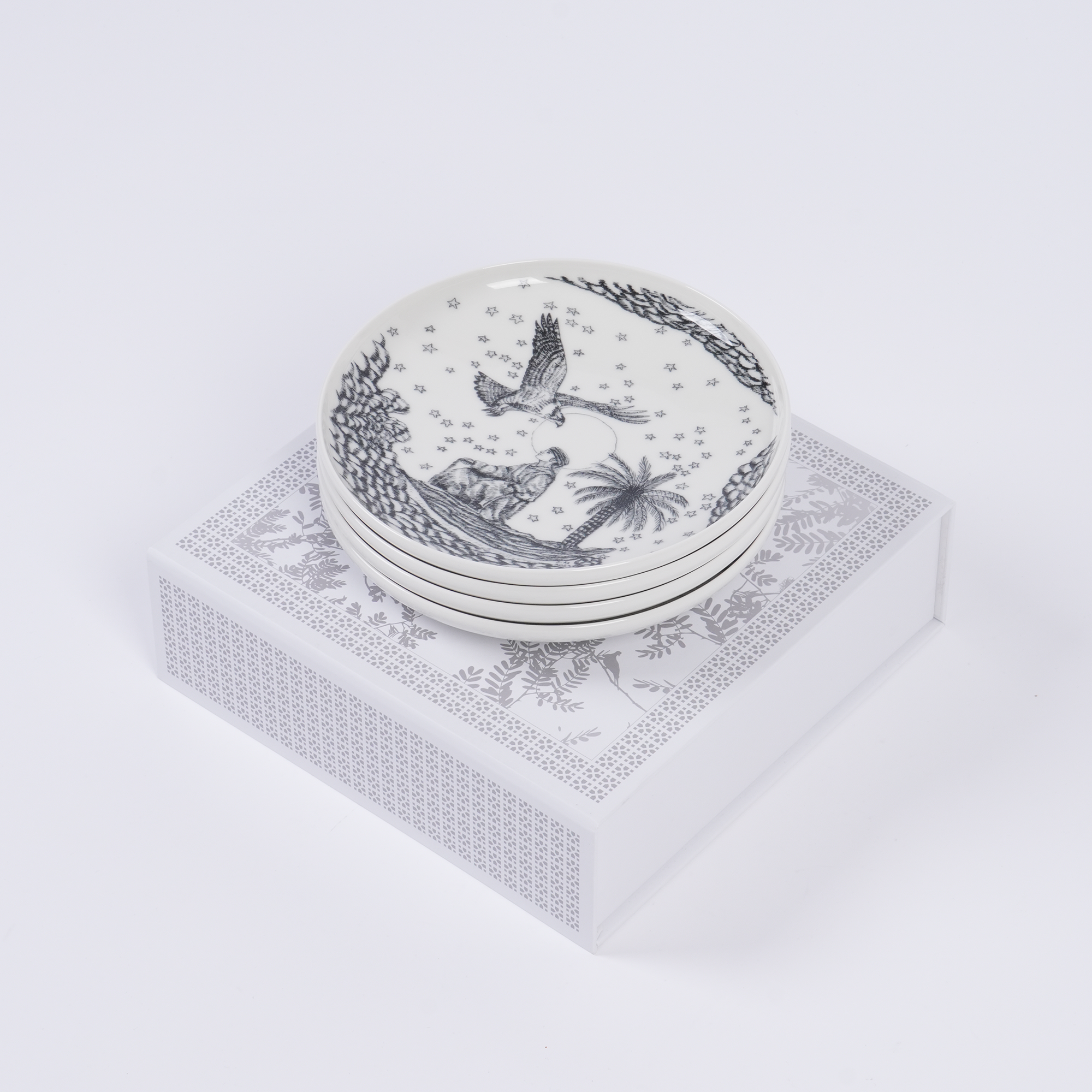UAE Collection 1 - Set of 4 Deep Small Plates