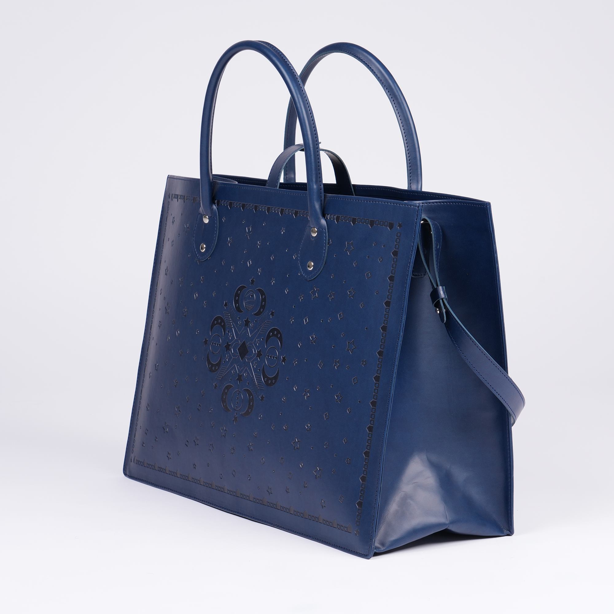 Short Travel Bag - Navy Blue