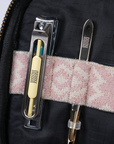 Herringbone Zip Around Toiletry Wash Bag