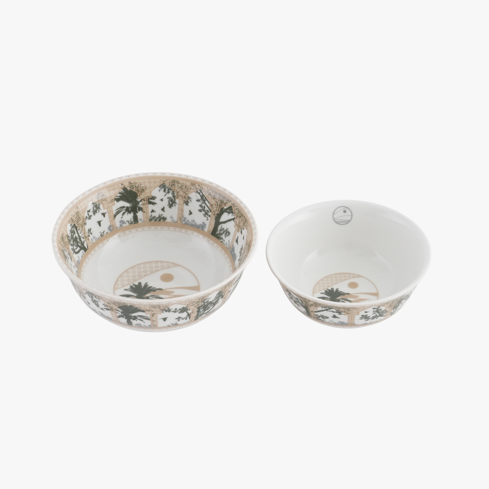 Gold Garden Bowl - Set of 2