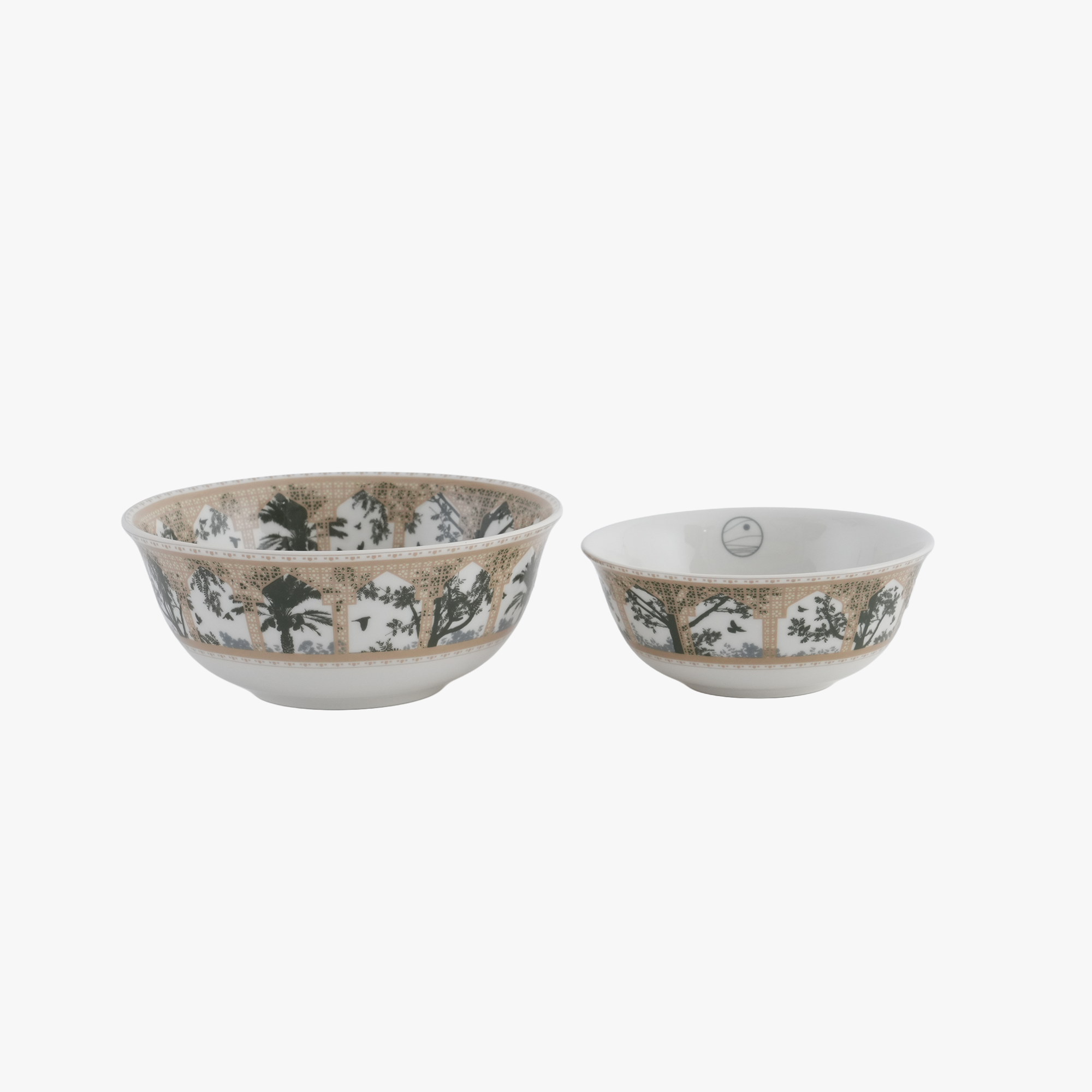 Gold Garden Bowl - Set of 2